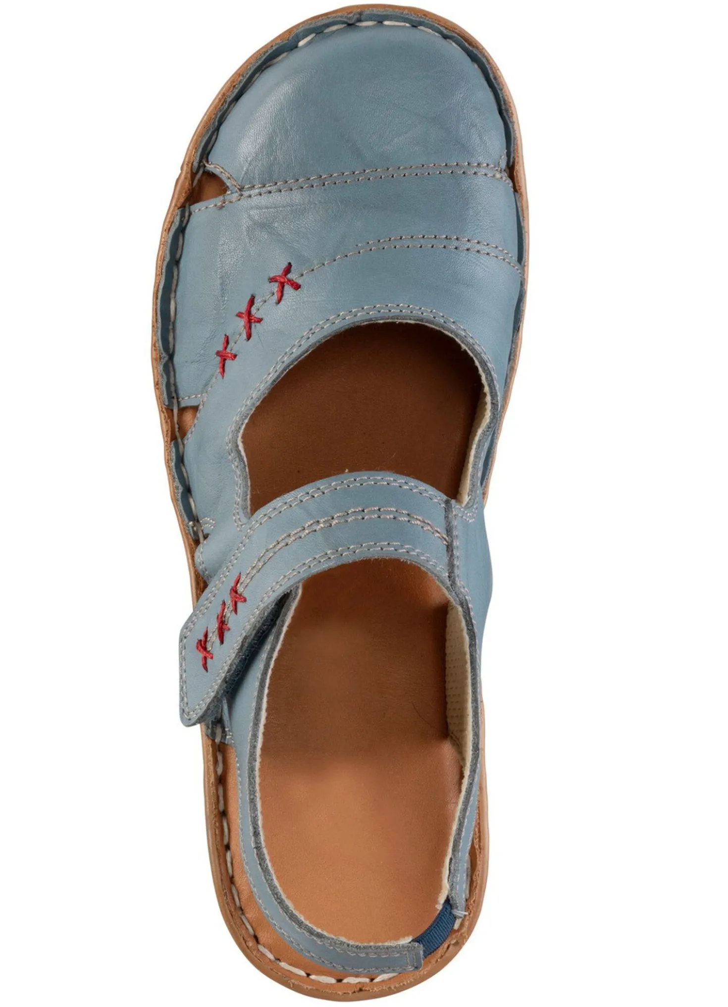 ELENA EDEN Slipper aus Nappaleder mit Knitter-Struktur