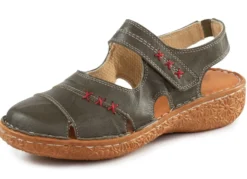 ELENA EDEN Slipper aus Nappaleder mit Knitter-Struktur