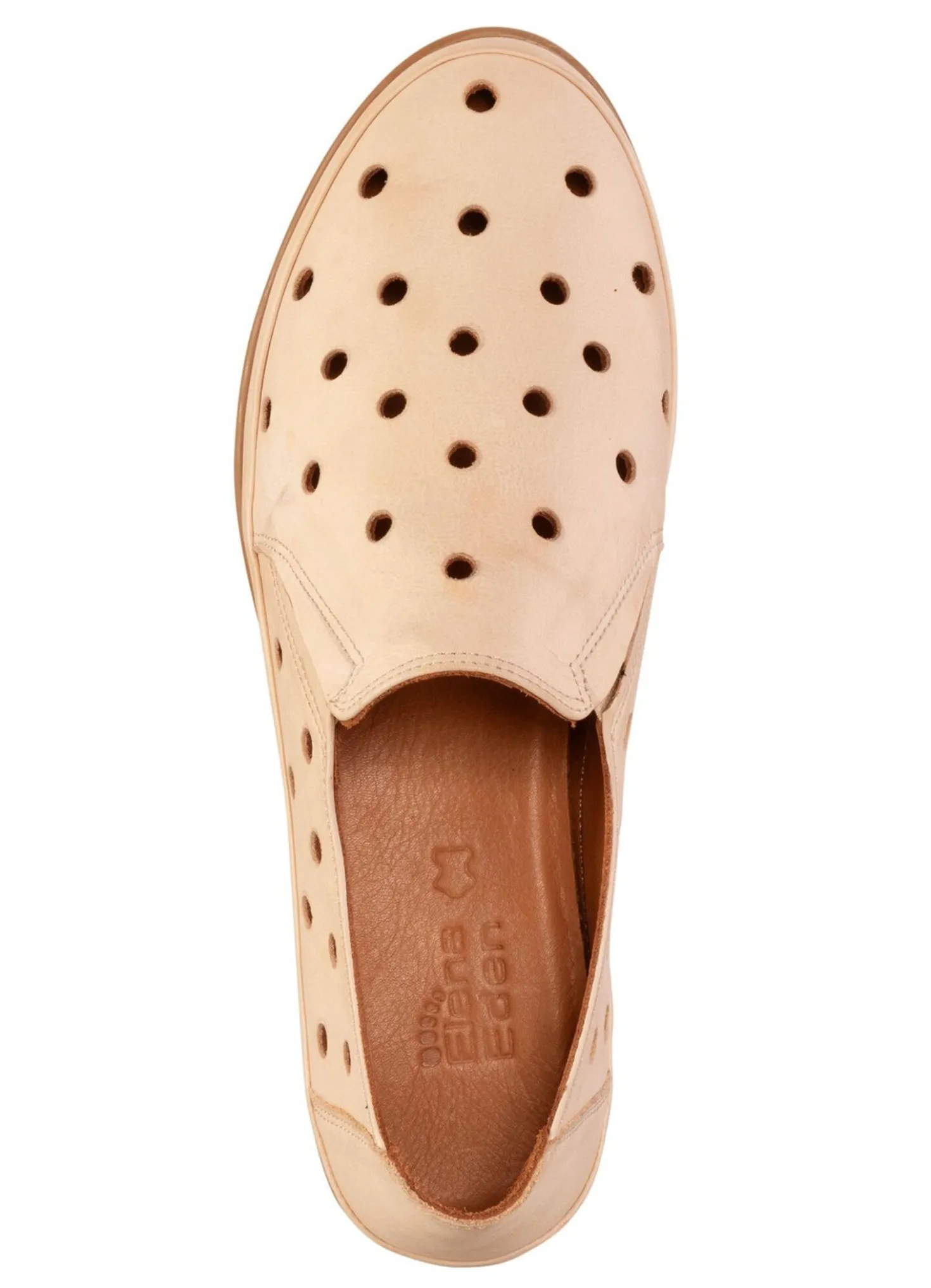 ELENA EDEN Slipper aus weichem Nappaleder mit Lochungen