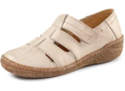 ELENA EDEN Slipper mit Knitter-Struktur