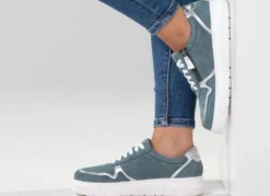 ELENA EDEN Sneaker mit Kontrast-Besätzen