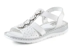 ELENA EDEN, sommerliche Damen-Sandalen, Weite G, aus Leder