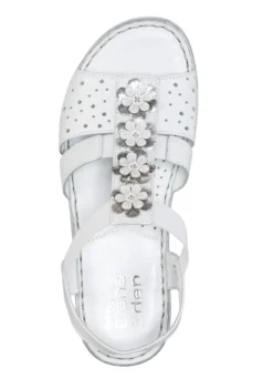 ELENA EDEN, sommerliche Damen-Sandalen, Weite G, aus Leder
