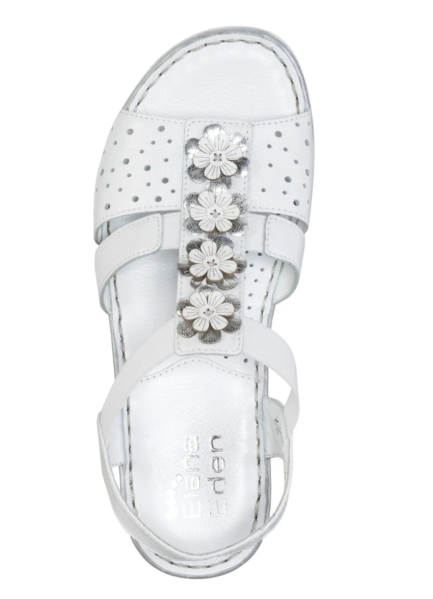 ELENA EDEN, sommerliche Damen-Sandalen, Weite G, aus Leder