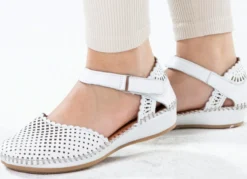 ELENA EDEN, sommerliche Damen-Sandalen, Weite G, aus Leder