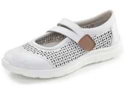 ELENA EDEN, sommerliche Damen-Spangenschuhe, Weite H, mit herausnehmbarem Fußbett