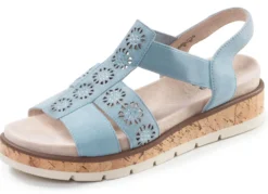 ELENA EDEN, sommerliche Damen-Sandalen, Weite G, mit herausnehmbarem Fußbett