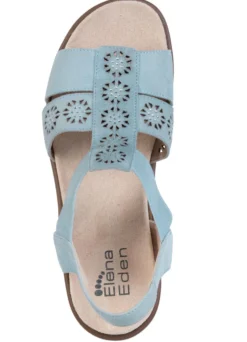 ELENA EDEN, sommerliche Damen-Sandalen, Weite G, mit herausnehmbarem Fußbett