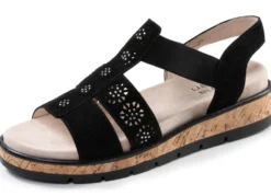 ELENA EDEN, sommerliche Damen-Sandalen, Weite G, mit herausnehmbarem Fußbett
