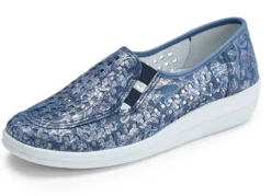 ELENA EDEN, sommerliche Damen-Slipper, Weite G, mit herausnehmbarem Fußbett