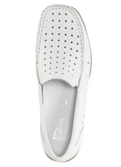ELENA EDEN, sommerliche Damen-Slipper, Weite H, mit herausnehmbarem Fußbett