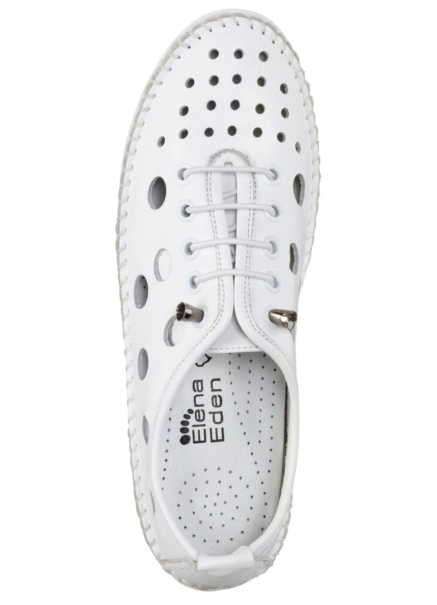 ELENA EDEN, sommerliche Damen-Slipper, Weite G, mit herausnehmbarem Fußbett