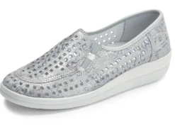 ELENA EDEN, sommerliche Damen-Slipper, Weite G, mit herausnehmbarem Fußbett