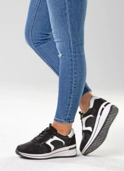 ELENA EDEN, stylische Damen-Sneaker, Weite H, mit herausnehmbarem Fußbett