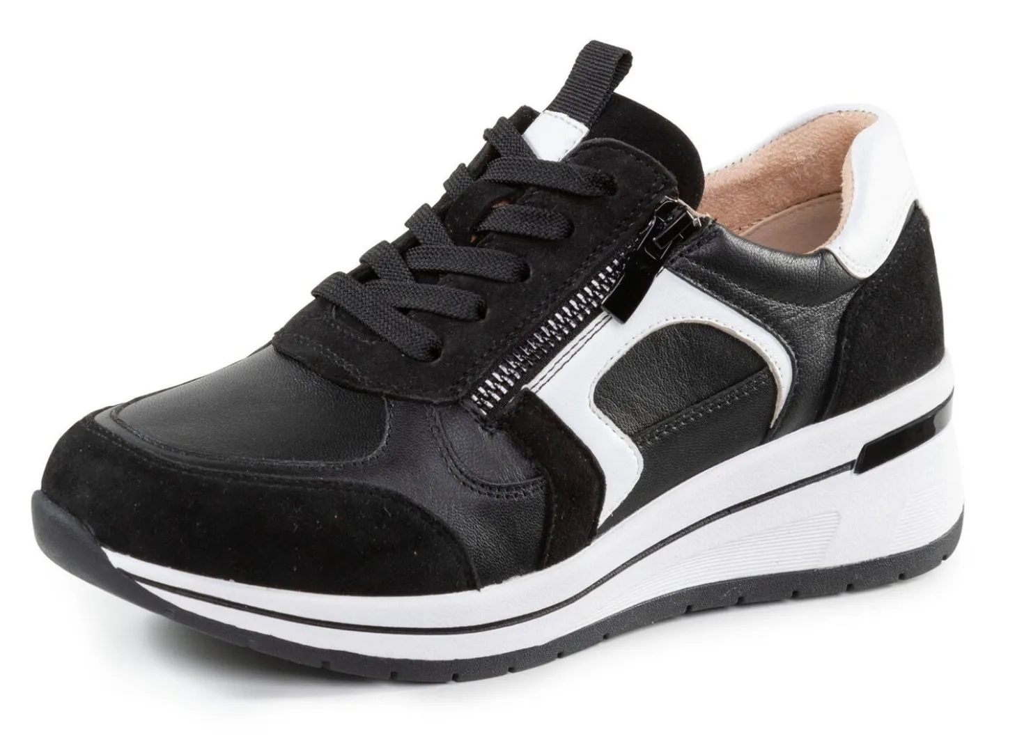 ELENA EDEN, stylische Damen-Sneaker, Weite H, mit herausnehmbarem Fußbett
