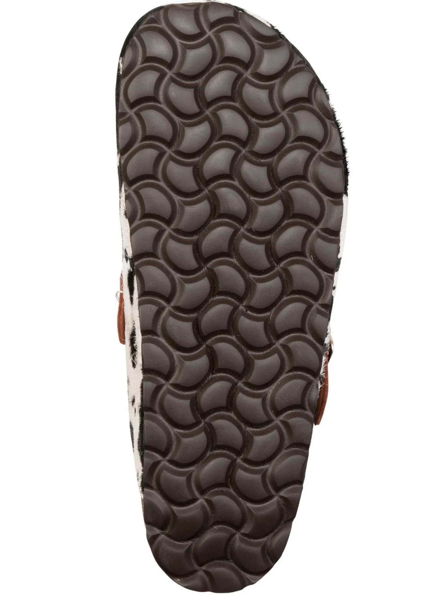 ELENA EDEN, trendige Damen-Clogs, Weite H, mit brauner Spange