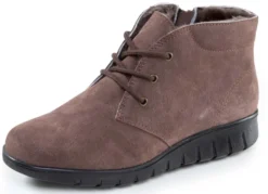 ELENA EDEN, warme Damen-Boots, Winterschuhe, Weite H, mit Lammfell
