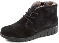 ELENA EDEN, warme Damen-Boots, Winterschuhe, Weite H, mit Lammfell