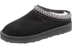 ELENA EDEN, warme Damen-Clogs, mit Lammfell