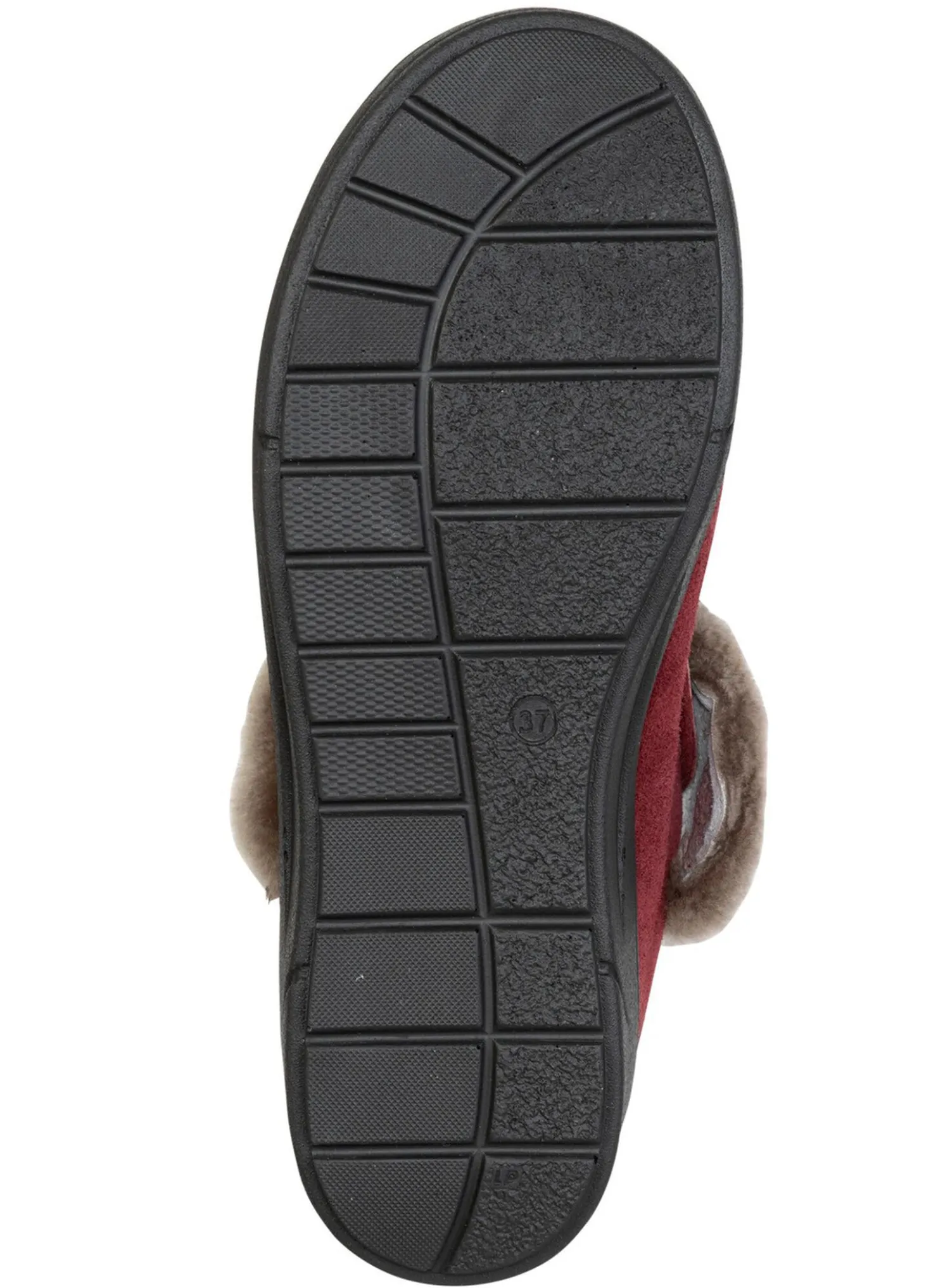 ELENA EDEN, warme Damen-Hausschuhe, Weite H, mit Lammfell