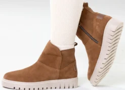 ELENA EDEN, warme Damen-Stiefeletten, Winterschuhe, Weite H, mit herausnehmbarem Fußbett