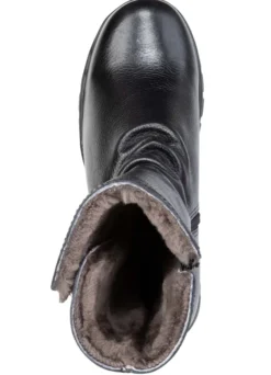 ELENA EDEN, warme Damen-Stiefel, Winterschuhe, Weite H, mit Lammfell
