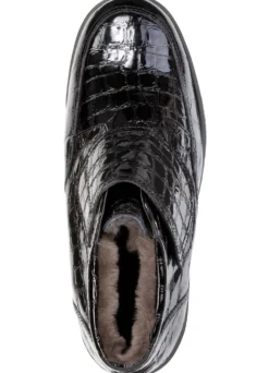 ELENA EDEN, warme Damen-Stiefeletten, Winterschuhe, Weite H, mit Lammfell