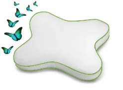 Ergonomisch geformtes Schmetterlingskissen