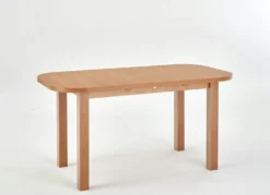 Esstisch, oval, ausziehbar