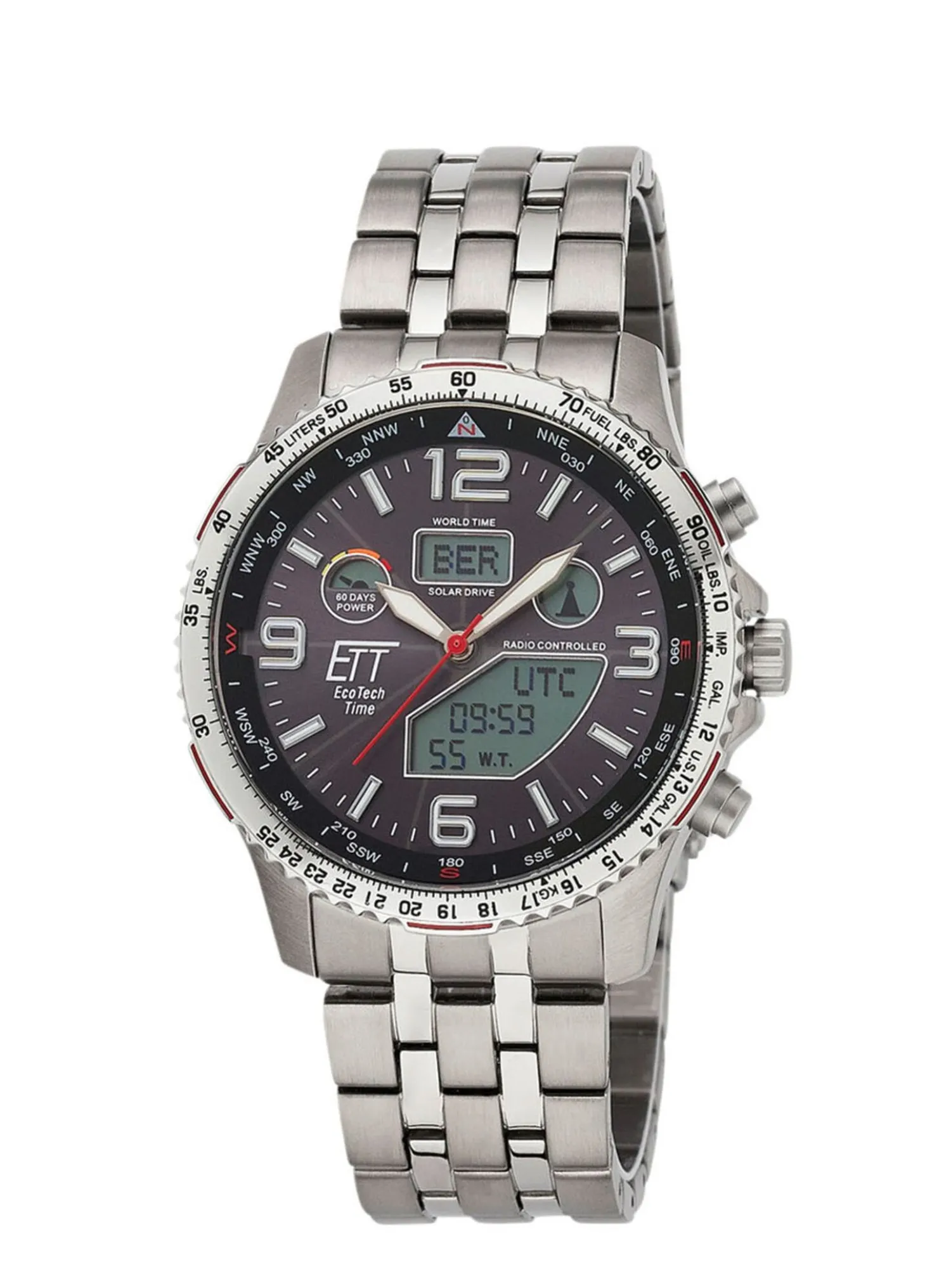 ETT EGS-11572-21M Funk-Solar-Herrenuhr