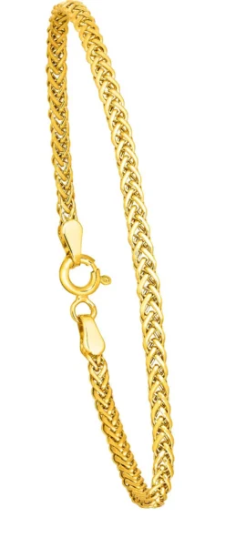 Feines Zopfketten-Armband