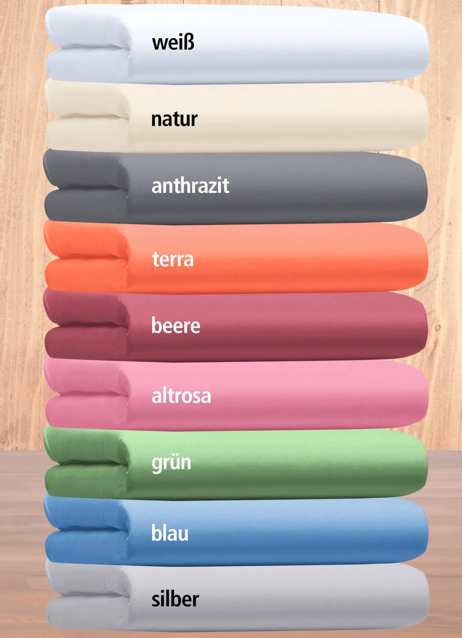 Fein-Single-Jersey Spannbetttücher