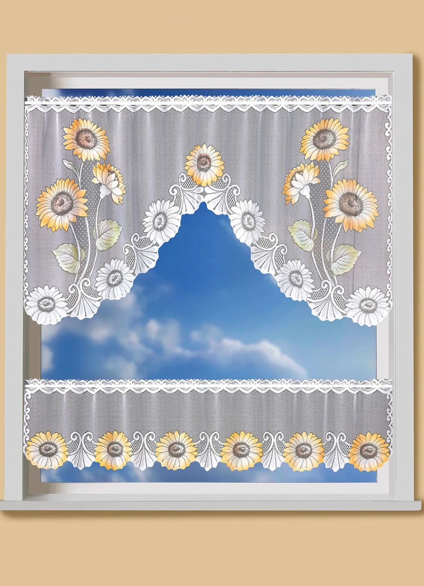 Fensterbehang 2tlg.