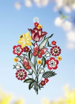 Fensterbild Blumen