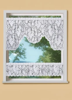 Fensterset mit Stangendurchzug, 2-teilig