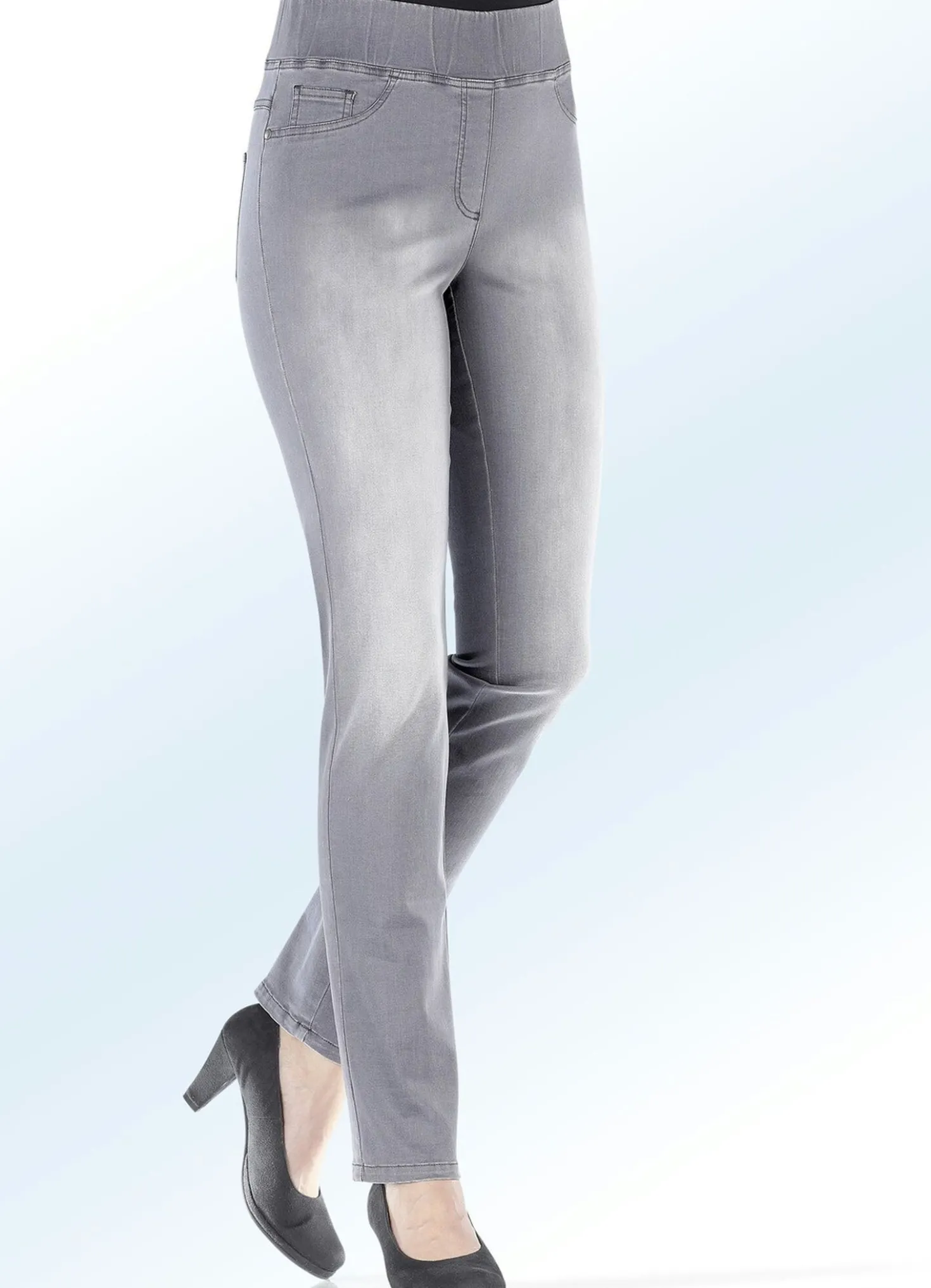 Figurformende Jeans