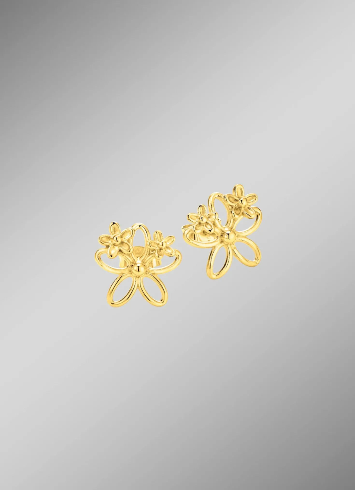 Filigrane Ohrstecker im Blumendesign