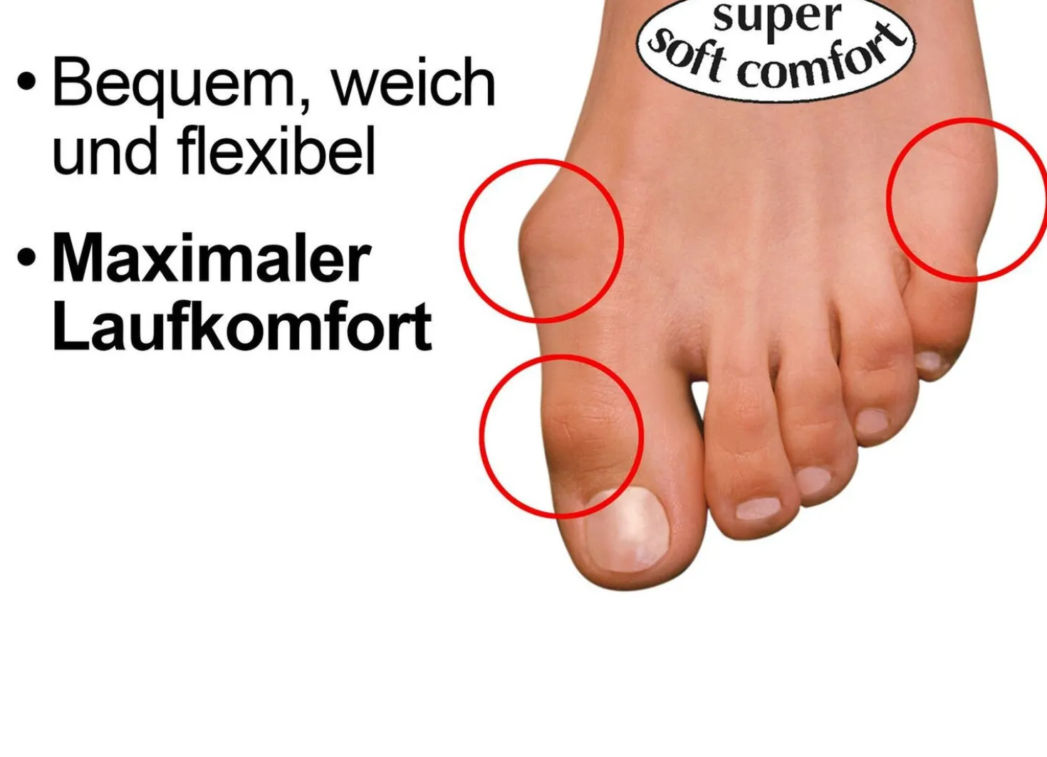 Flexibler Slipper mit elastischem Einschlupf