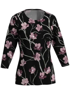 floral dessiniertes Shirt