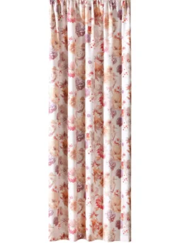 Floral gestaltete Übergardine
