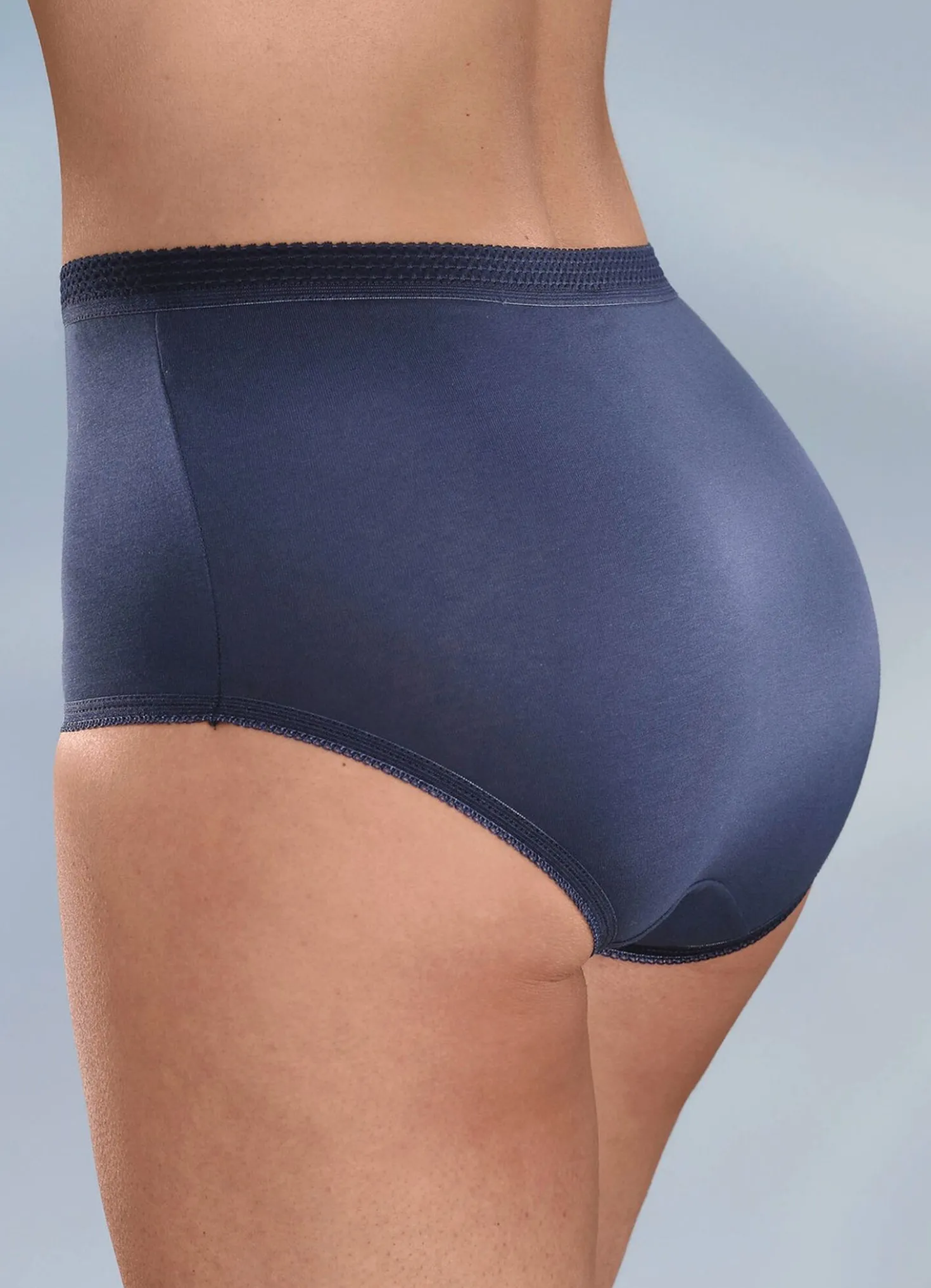 Fünferpack Slips mit elastischen Abschlüssen