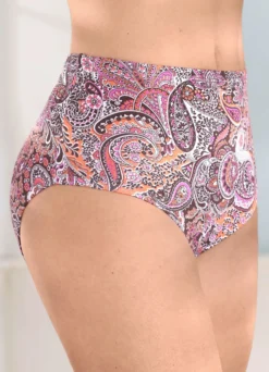 Fünferpack Slips mit Paisley-Dessin
