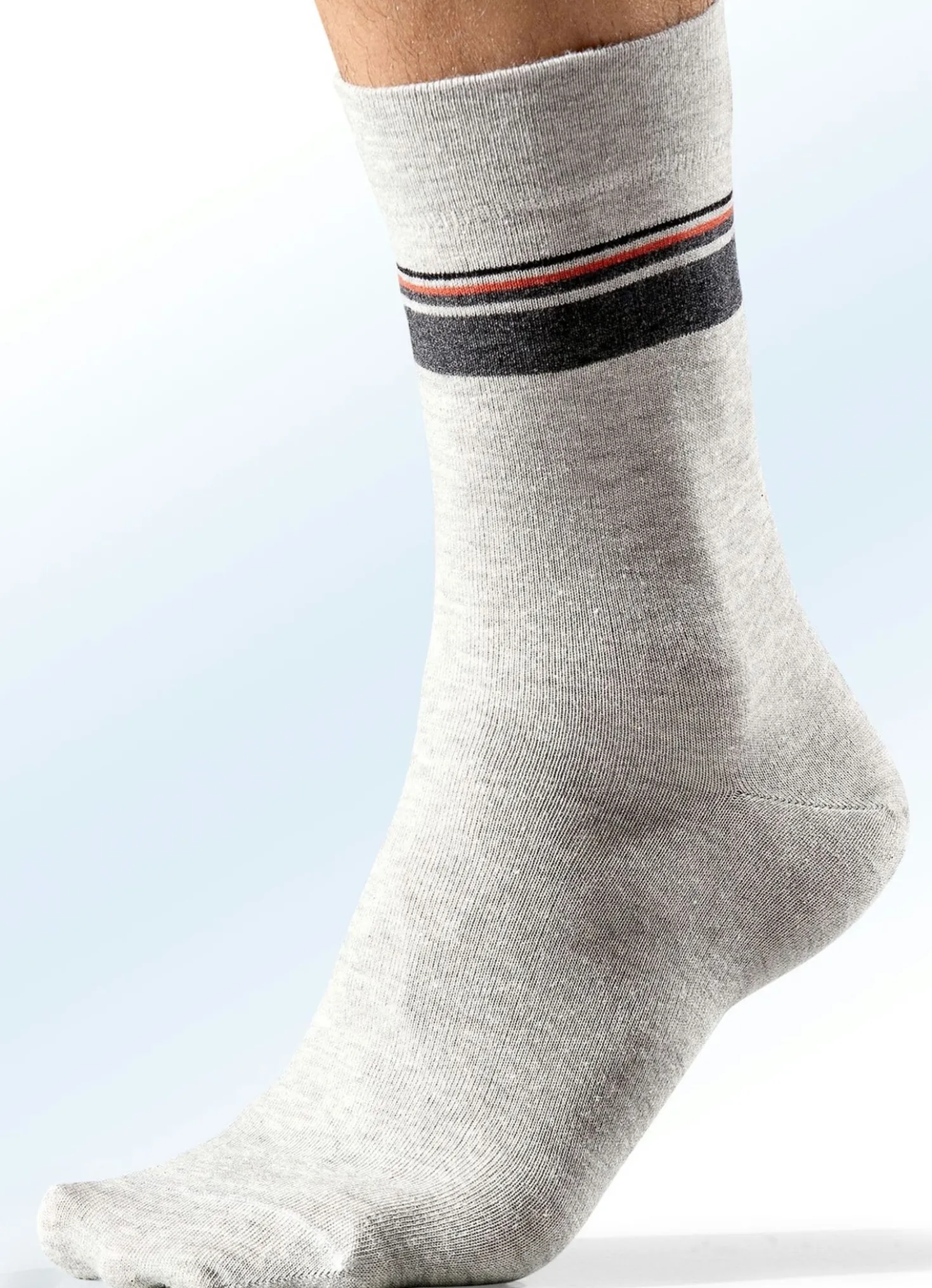 Fünferpack Socken, Schaft und Bund extra weit