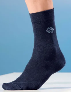 Fünferpack Socken, Schaft und Bund extra weit, mit Wolle