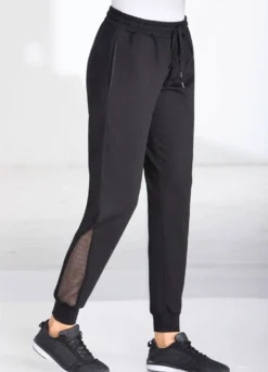 Freizeithose mit Netzeinsatz
