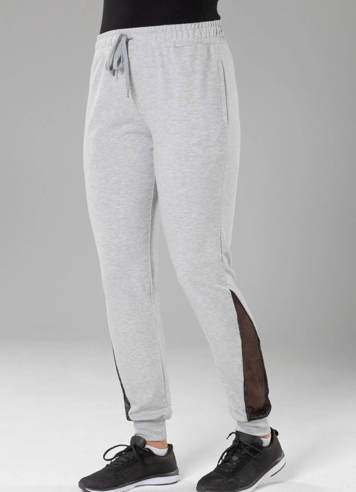 Freizeithose mit Netzeinsatz