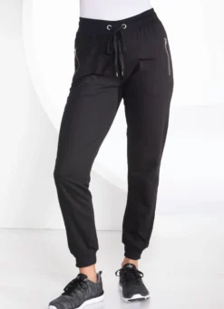 Freizeithose mit Reißverschluss-Taschen