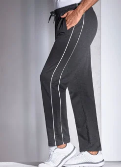 Freizeithose mit seitlichen Paspeln