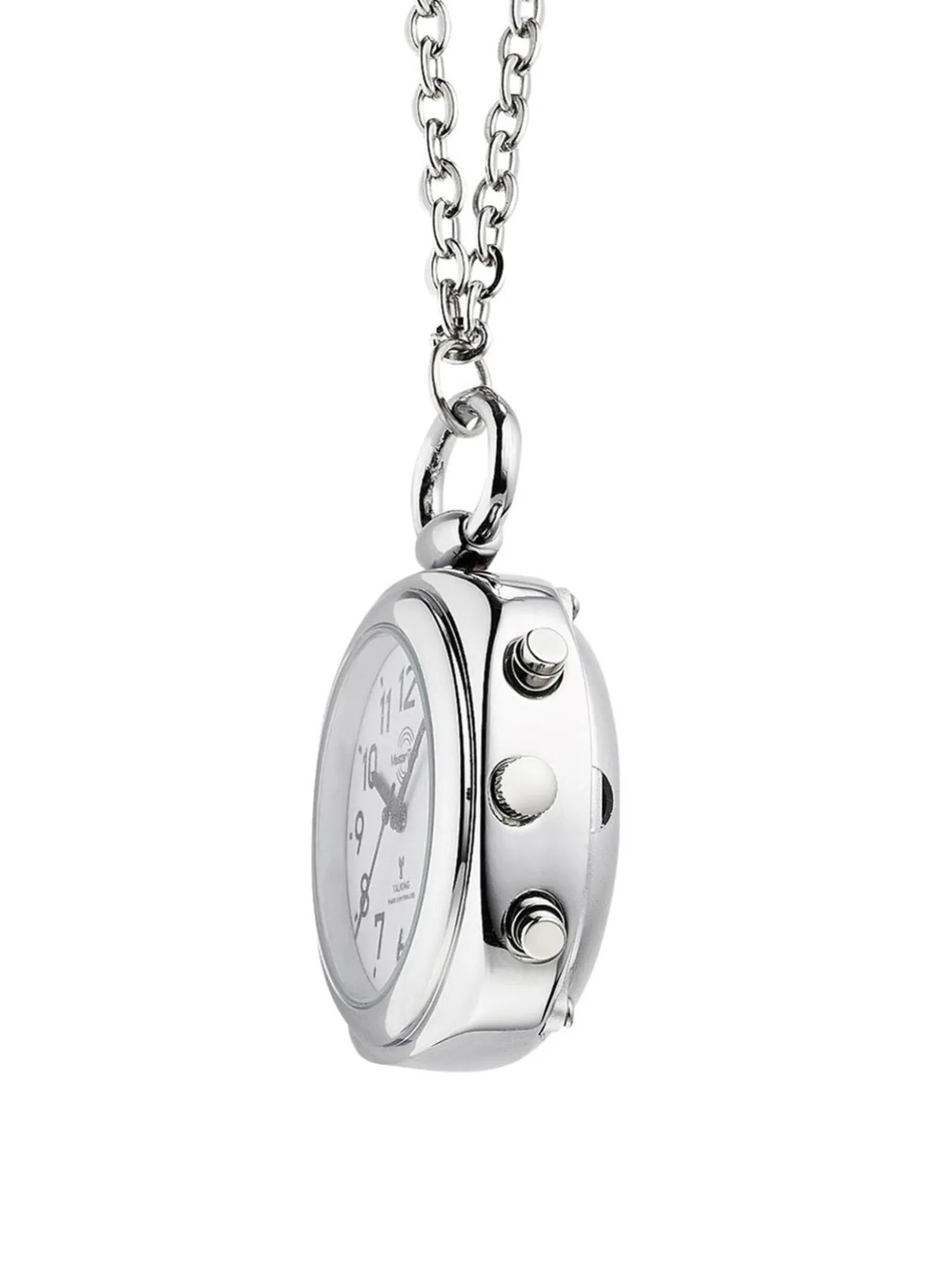 Funk-Anhängeruhr mit sprechender Zeitansage auf Knopfdruck