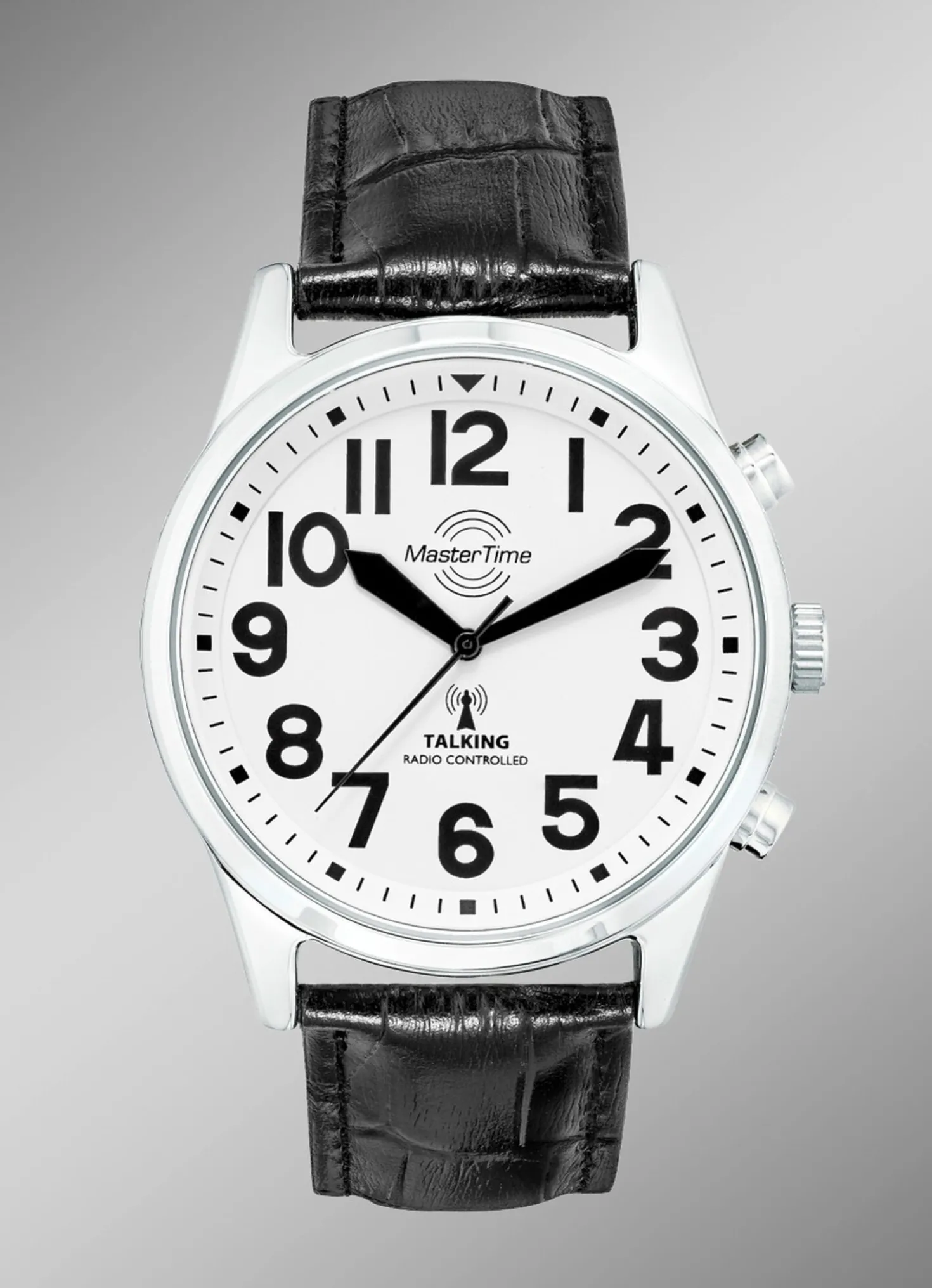 Funk-Herrenuhr mit sprechender Zeitansage
